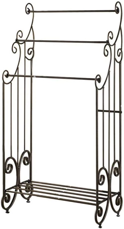 KB Designs - Freestanding 3 Tier Metal Towel Rack Stand, Clothes Drying Rack ...