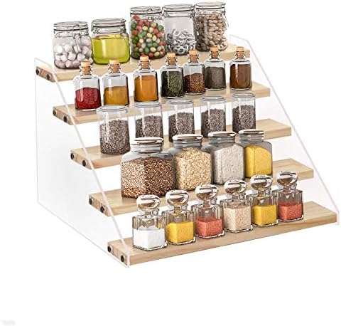 VAEHOLD Spice Rack Organizer for Cabinet & Countertop - Seasoning Organiz...