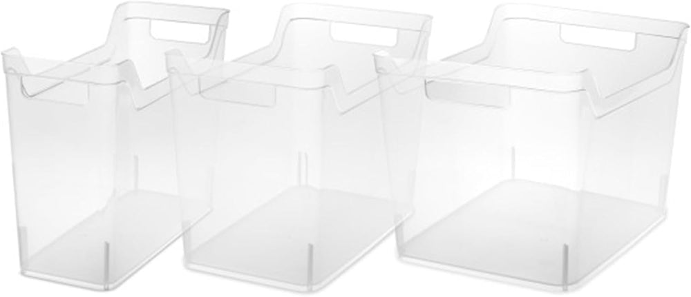 Sterilite Narrow Shelf Bin Organizing Plastic Container, Home Kitchen or Offi...