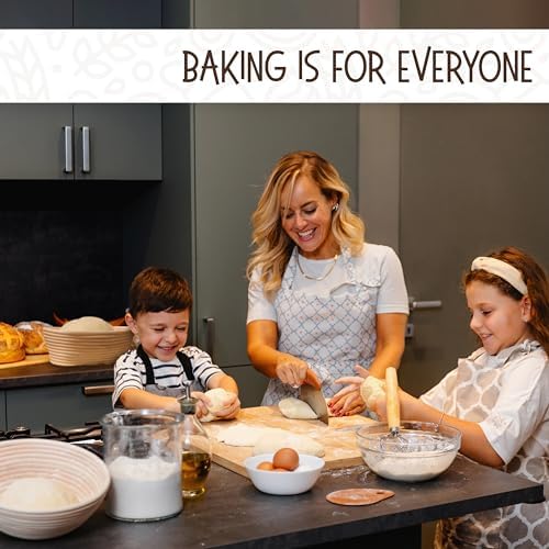 Superbaking Sourdough Banneton Bread Proofing Basket, 9" Round & 10&...