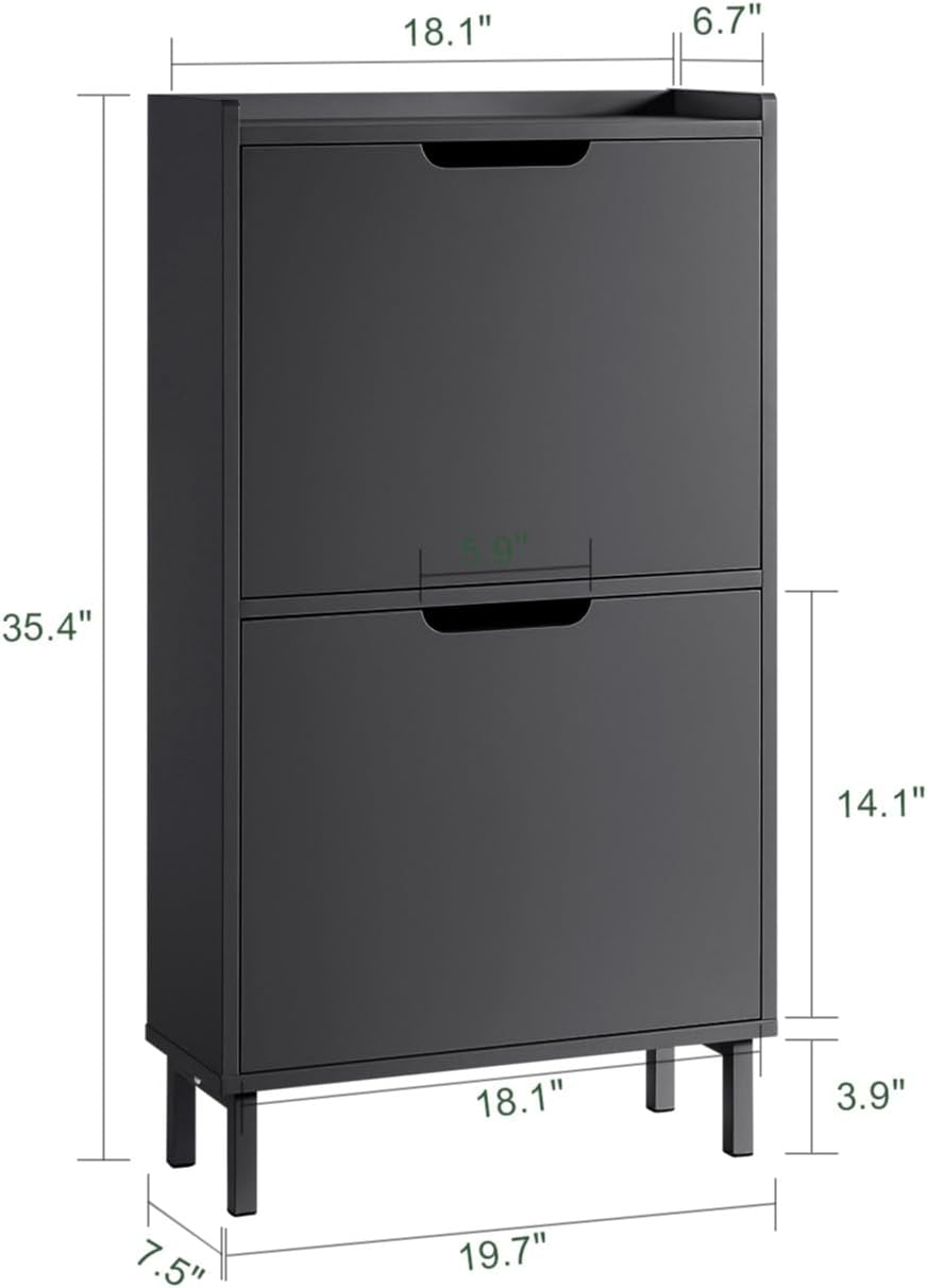 Haotian Slim Shoe Cabinet Entryway