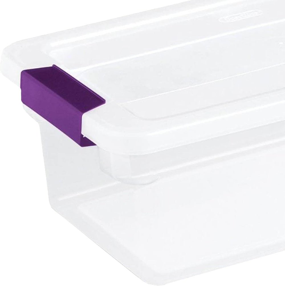 Sterilite ClearView Latch Boxes Set, 66 Quart 6-Pack and 6 Quart 12-Pack
