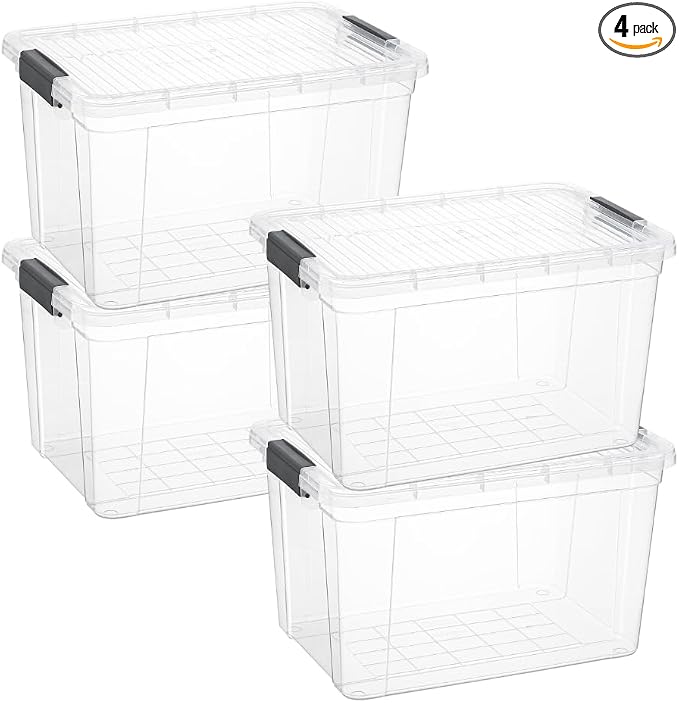 Superio Clear Storage Boxes