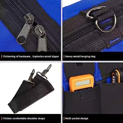 FASTECH 20 Inch Heavy Duty Tool Bag with Wide Mouth for Tool Storage,Carrier ...