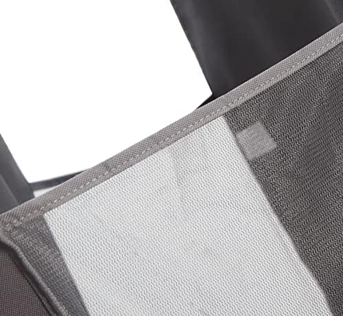 STORAGE MANIAC 2-Pack Hanging Laundry Hamper, Front See-Through Mesh Bag, Sli...