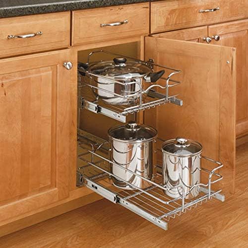 Rev-A-Shelf - 5WB2-1522-CR - 15 in. W x 22 in. D Base Cabinet Pull-Out Chrome...