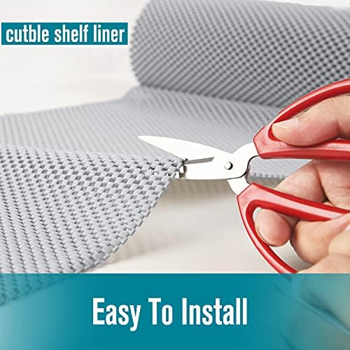 Drawer Shelf and Cabinet Liner, Thick Strong Grip, Non-Adhesive Liners Protec...