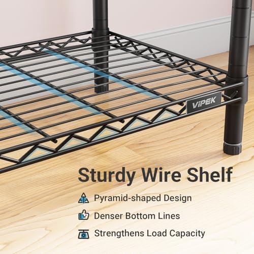 VIPEK R3 Rolling Clothes Rack Heavy Duty Portable Closet for Hanging Cloth