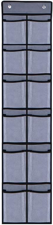 Shoe Hanging Bag Behind Door Non-Woven Storage Hanging Bag 12 Compartment Fin...