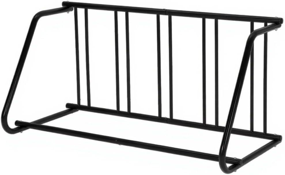 GarveeTech Commercial Grid Floor Bike Rack,Single-Side 5-Bike Rack 60 in L,Gr...