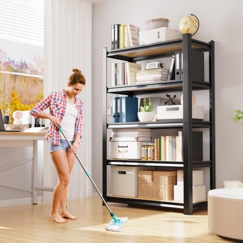 3 Pack Garage Shelving Unit, Heavy Duty Metal Storage Shelves, 78" H x 4...