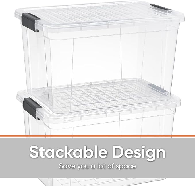 Superio Clear Storage Boxes