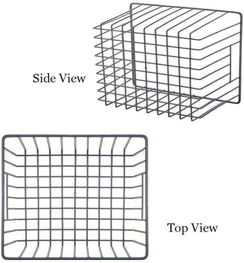 Slideep Wire Metal Basket Bin Storage Baskets Modern Farmhouse Food, Vegetabl...