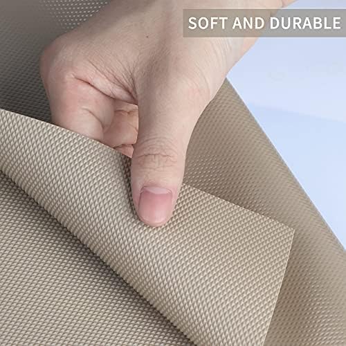 Kitchen Shelf Liner Drawer Liners, Non-Adhesive Refrigerator Liners Waterproo...
