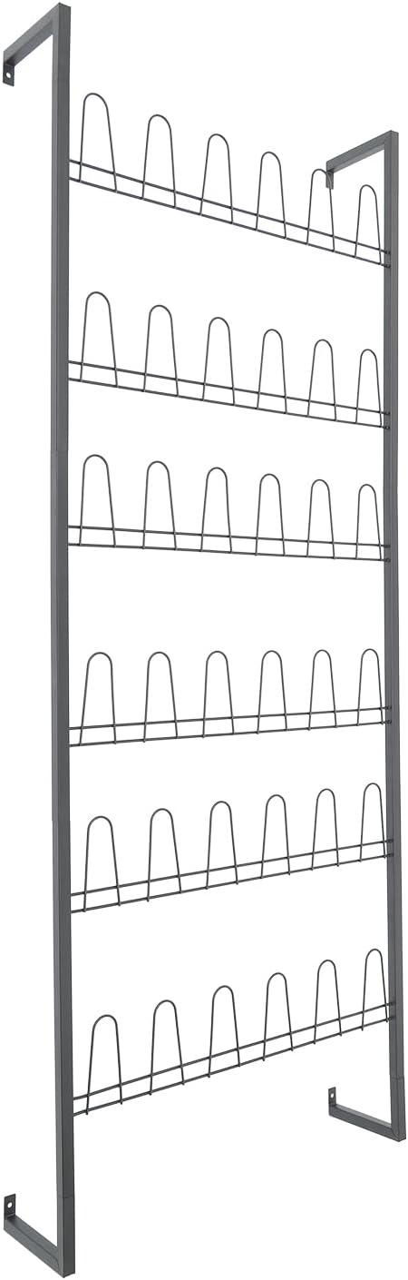 6 Tiers Metal Hanging Shoe Rack for 18 Pairs, Space-Saving Shoe Storage Shelf...