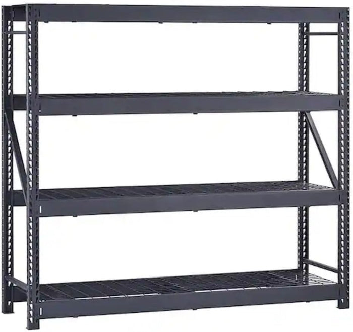 Husky Industrial Duty Steel Garage Shelving Unit – Heavy Duty Metal Storage Rack, 2500 lbs. Capacity Per Shelf, Adjustable Tiers, Welded Frame Colors