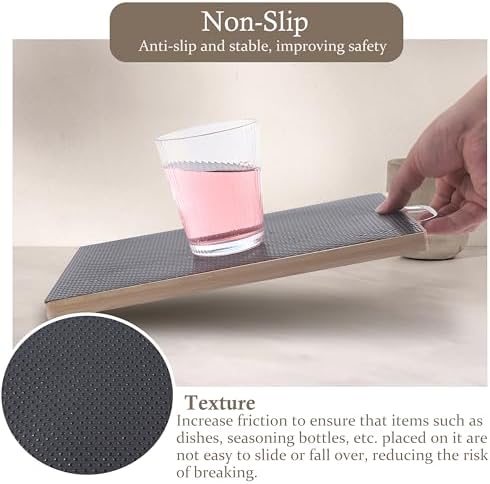 Cabinet Shelf Liner 24 Inch Wide X 20 Ft Non-Slip Kitchen Drawer Liners Water...