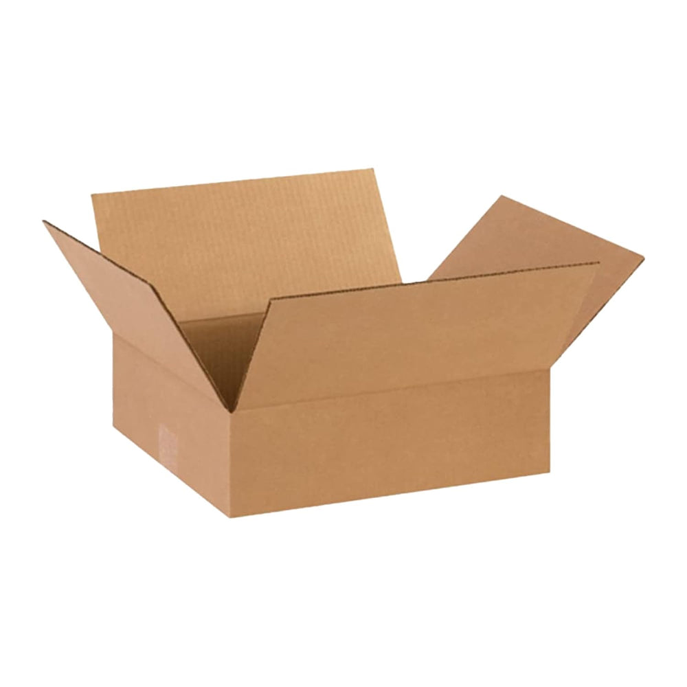 BOX USA Shipping Boxes Flat 14"L x 12"W x 4"H 25-Pack - Corrug...