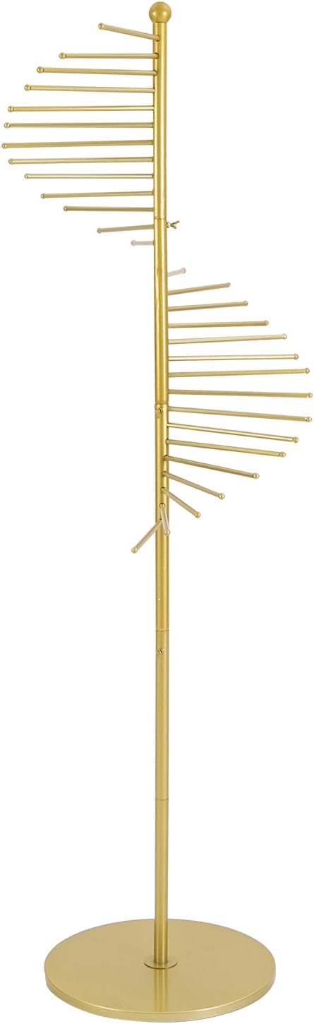 Rotating Clothing Rack, Heavy Duty Spiral Retail Costumer Garment Rack, 360° ...