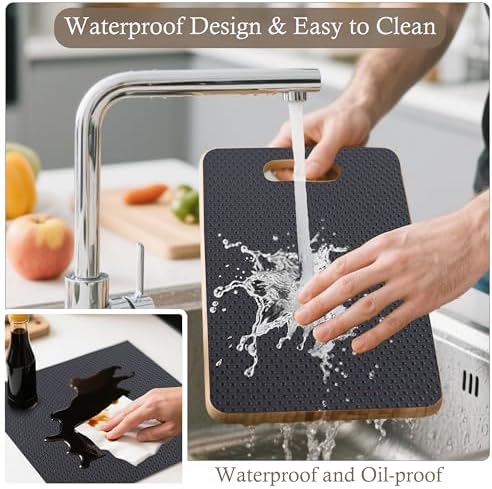 Cabinet Shelf Liner 24 Inch Wide X 20 Ft Non-Slip Kitchen Drawer Liners Water...