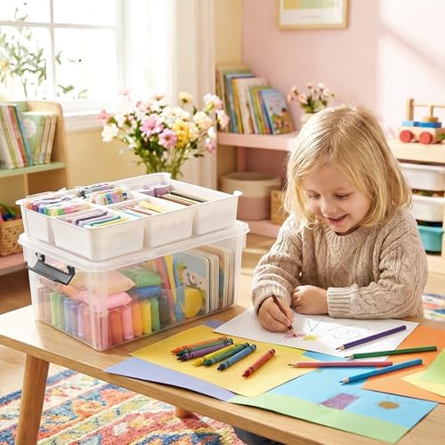 17 Qt Craft Storage Organizer, Craft Organizers and Storage Box