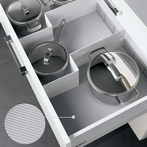 Shelf Liner, Non-Slip Cabinet Liner, Washable Oil-Proof for Kitchen Cabinet, ...