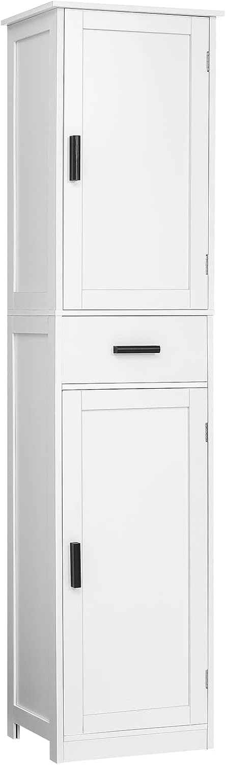usikey 67'' Tall Bathroom Cabinet, Storage Cabinet with 4 Shelves &am...