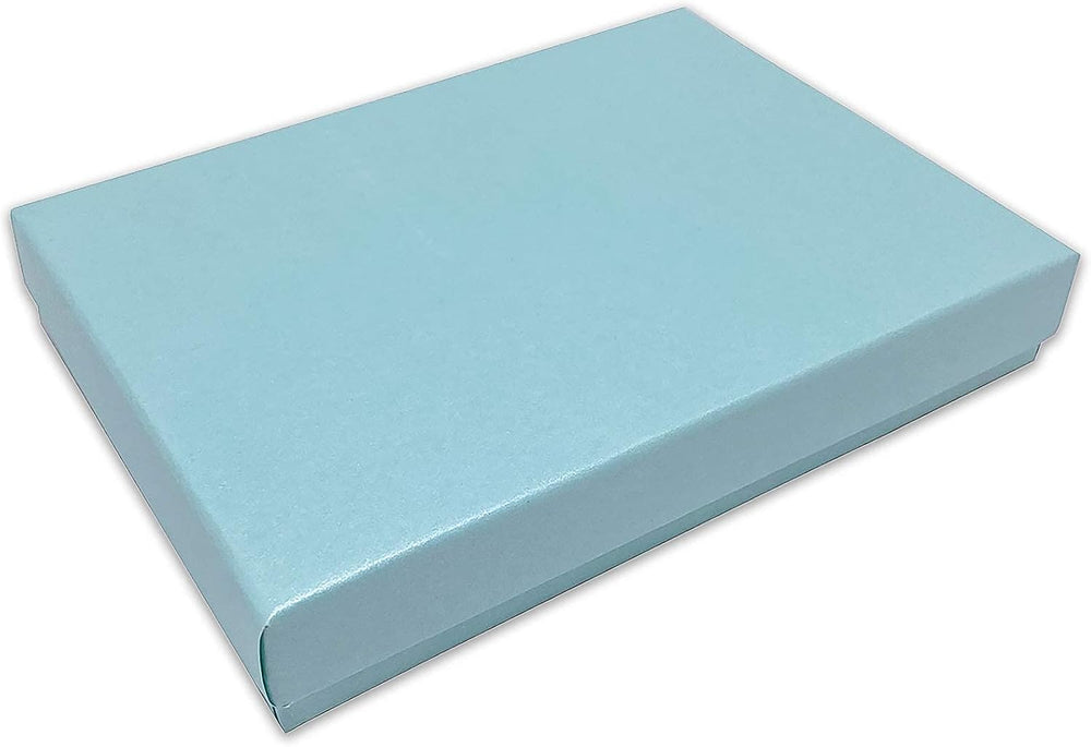 TheDisplayGuys 25 Cardboard Gift Jewelry Boxes w/Padding #75-7.1x5.2x1.3