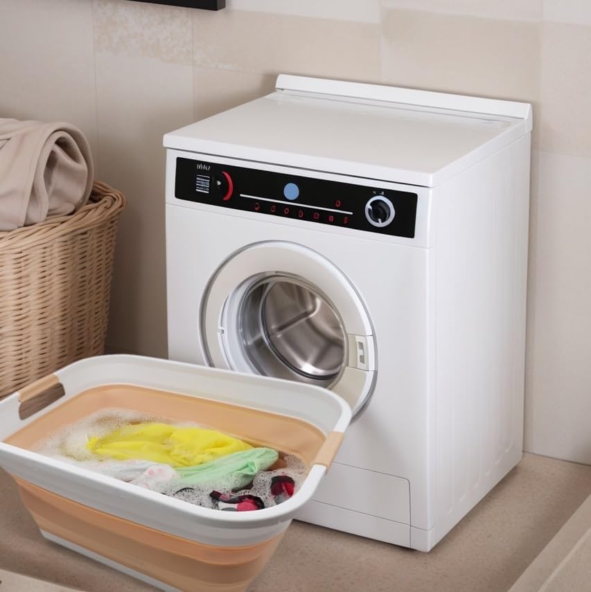 SAMMART 41L (10.8 gallon) Collapsible Plastic Laundry Basket - Foldable Pop U...