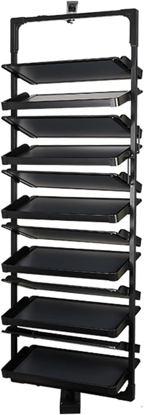 Shoe Rack 360ยฐRotating Pull-Out Organizer for Closet Shoe Cabinet,Adjustable ...