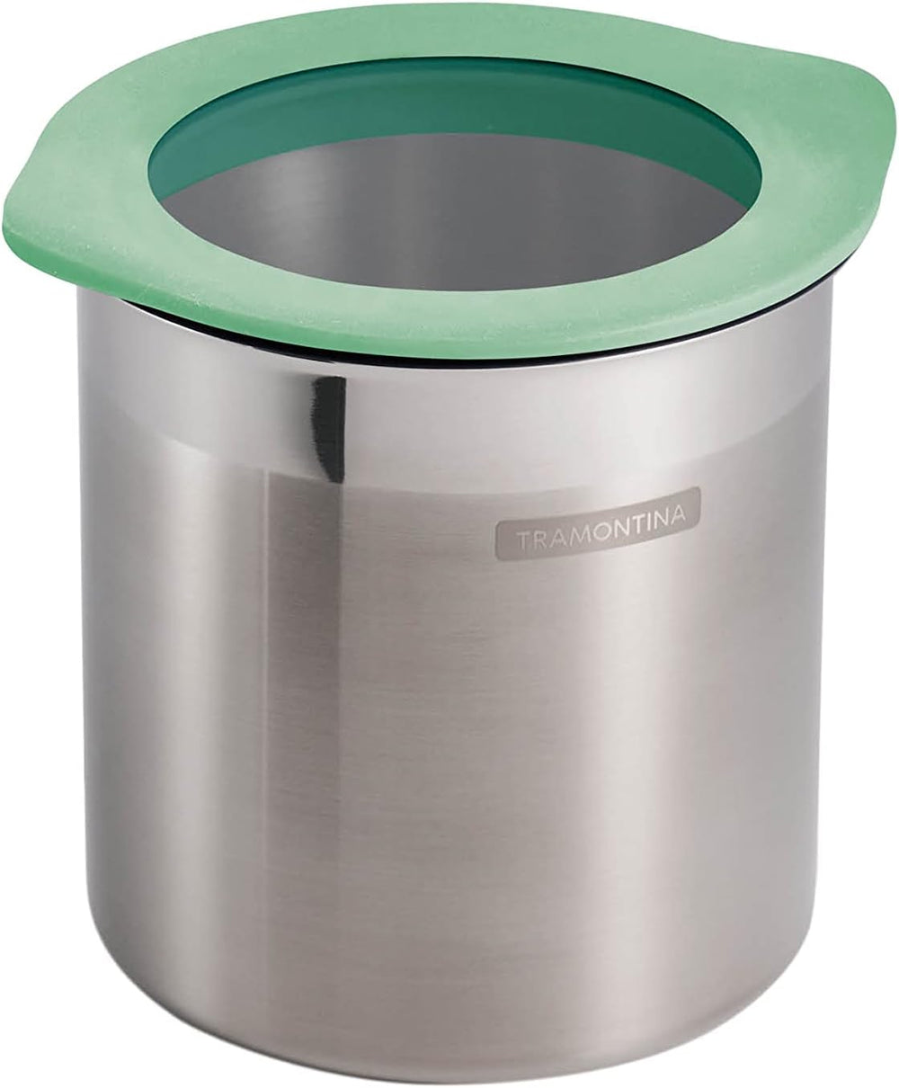 Tramontina 4-Pc Food Storage Containers with Silicone Lids - Mint Green