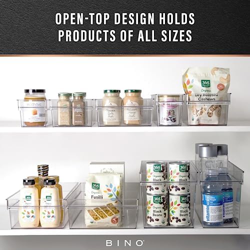 BINO | Plastic Storage Bins, X-Large | THE HANDLER COLLECTION | Multipurpose ...