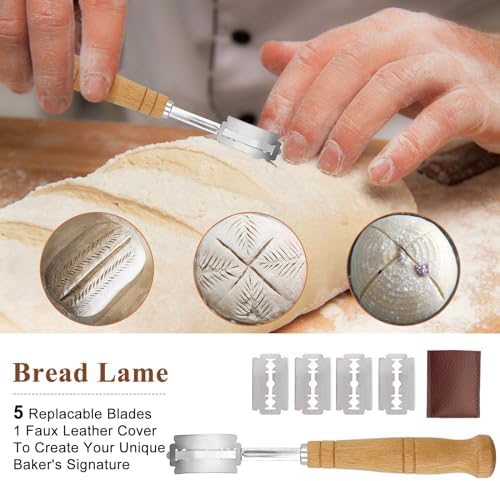 Sourdough Banneton Set of 2, 9-Inch Round & 10-Inch Oval Baskets