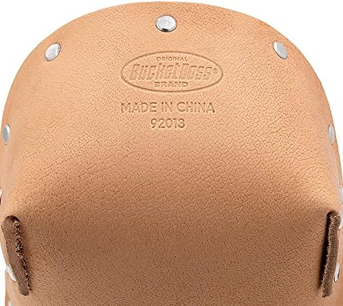 Bucket Boss Pro Leather Knee Pads 92013, Tan|Brown