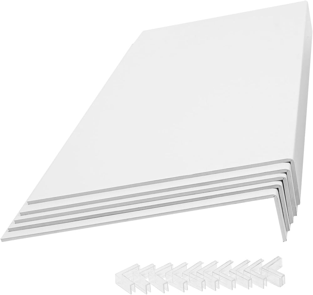 5 Pcs Wire Shelf Covers, 33 x 16 Inch Foamed PVC Wire Rack Covers for Living ...