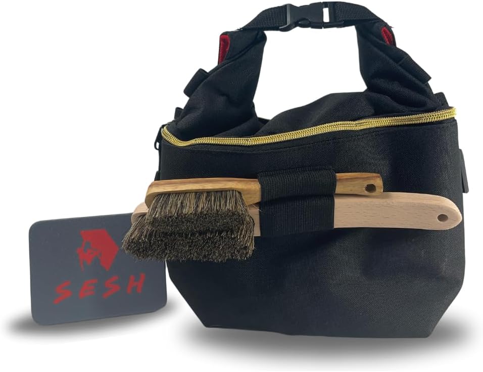 SESH Chalk Bucket - Large Size Chalk Bag for Climbing & Bouldering with M...