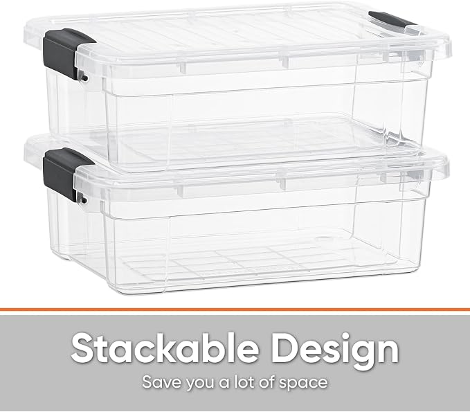 Superio Clear Storage Boxes