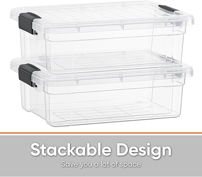 Superio Clear Storage Boxes