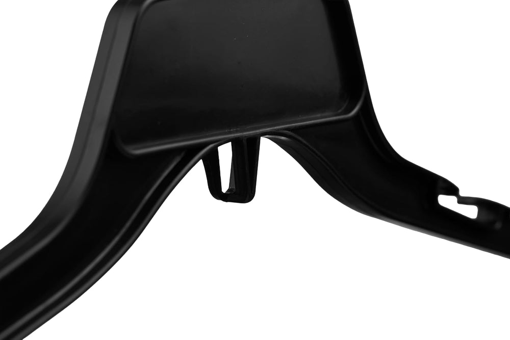 DEILSY™ Black Plastic Hangers 100 Pack Durable Slim Hangers