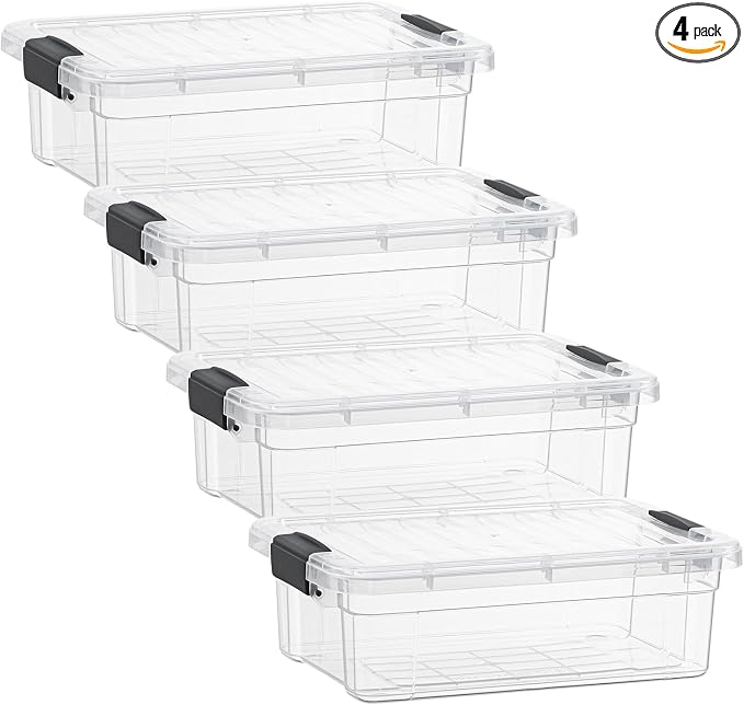 Superio Clear Storage Boxes