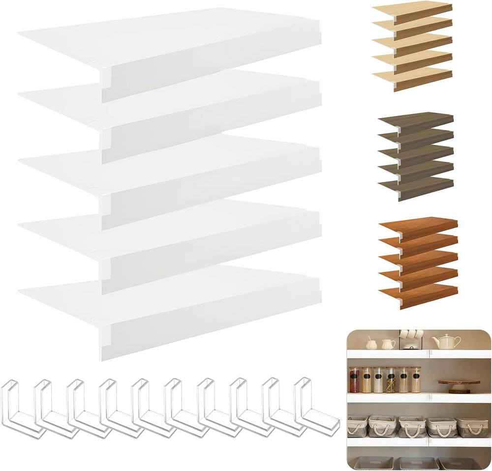 5 Pcs Custom Size Wire Shelf Covers for Pantry, Preventing Leakage of Items &...