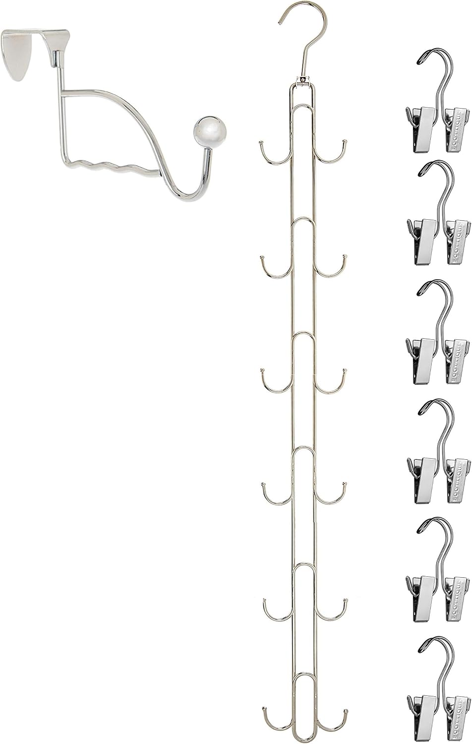 Boottique Boot Organizer: The Boot Rack - Fits in Most Closets- Hangs, Holds,...