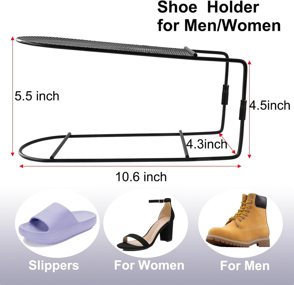 20Pack Shoe Slots Organizer Metal Shoe Stacker Shoe Storage Organizers for Cl...