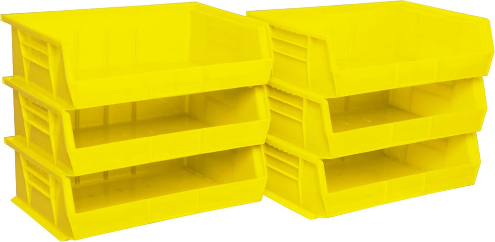 Akro-Mils 30255 AkroBins Plastic Storage Bins, 11"x16"x5", Yel...