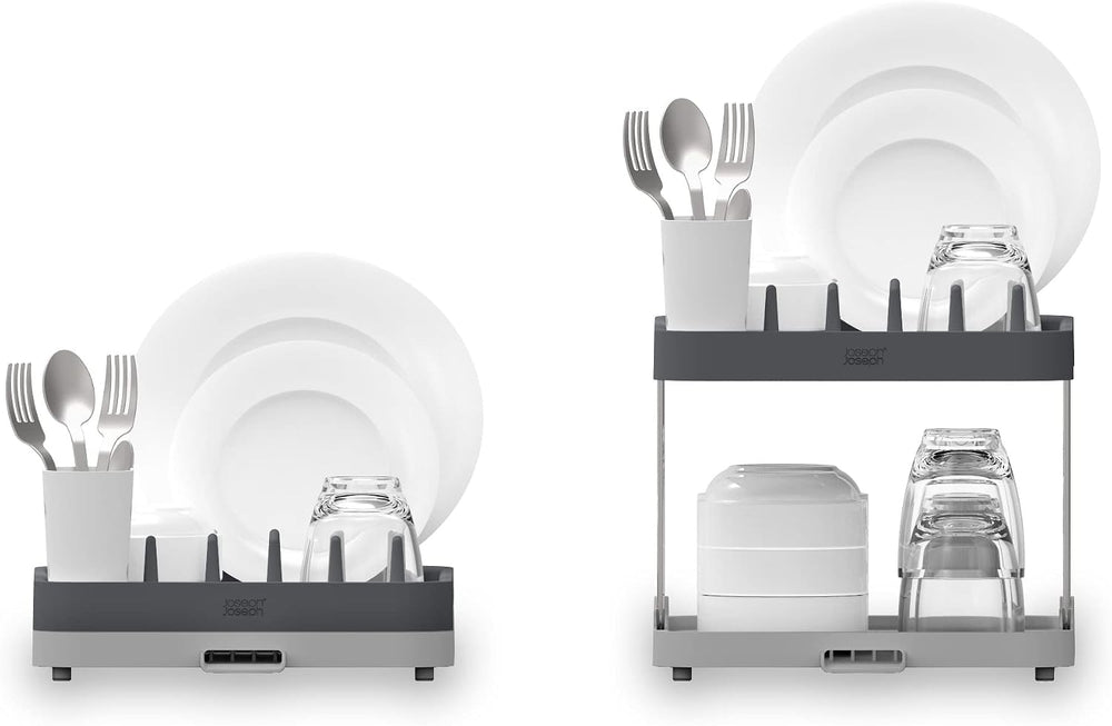 Joseph Joseph Duo 2-Tier Dish Rack - Grey