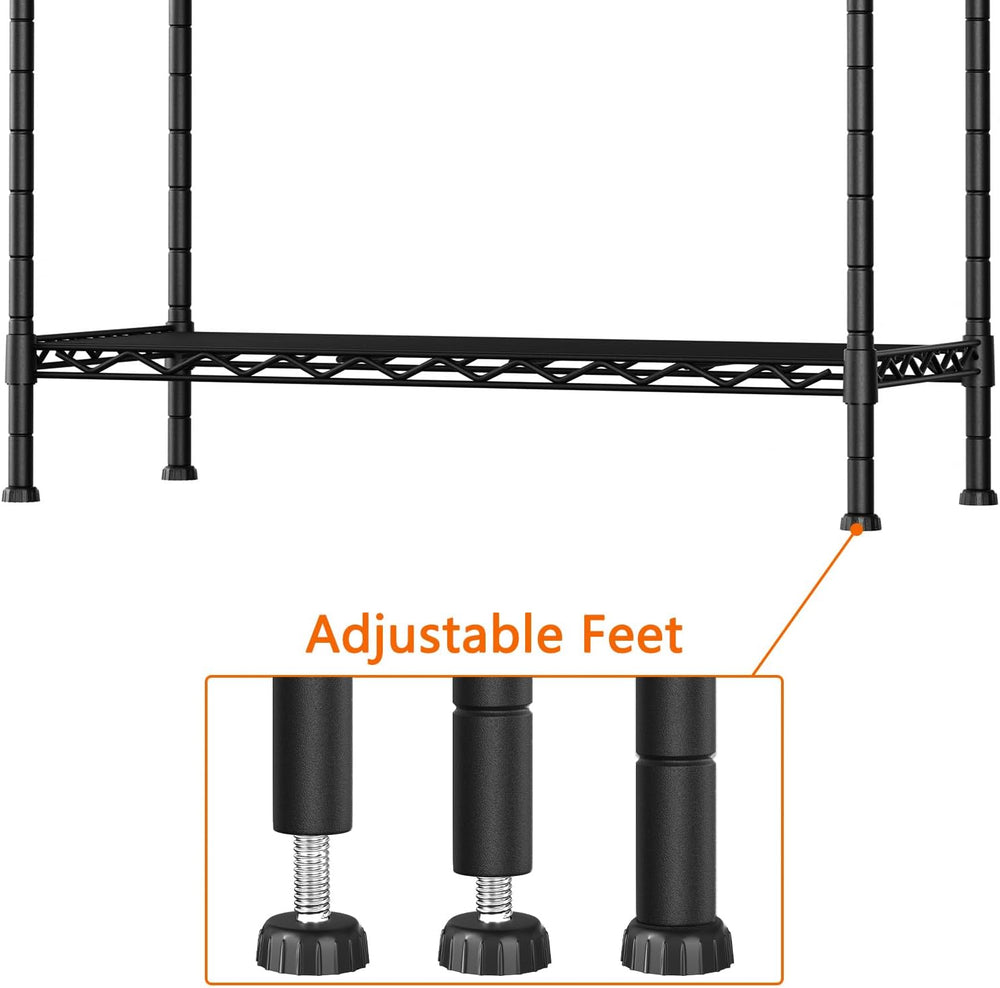 Soywey 3-Shelf Adjustable Heavy Duty Storage Shelves,36" Wx14 Dx35.8 H M...