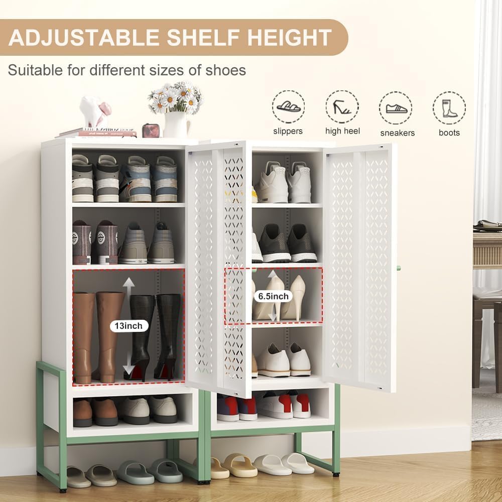 Storage Cabinet, 43" H, White