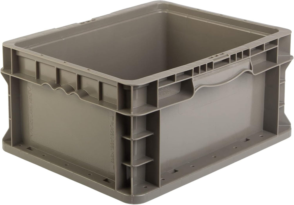 Hudson Exchange 12 x 15 x 7.5" (4 Pack) Straight Wall Handled Storage Co...