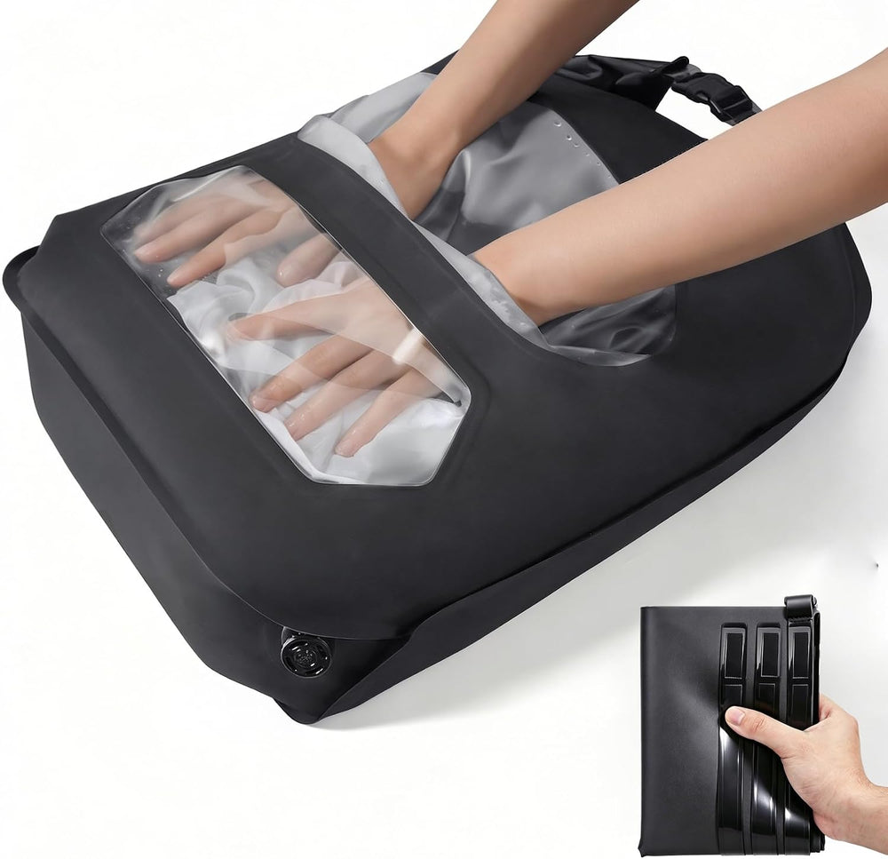 Portable Travel Washing Bag with Wide Dual-Hand Opening
