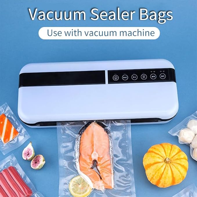 Premium Vacuum Sealer Bags 200 Quart 11" x 14", Pre-cut food saver ...